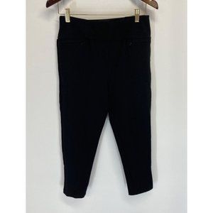 Betabrand black career-wear cropped pant large petite